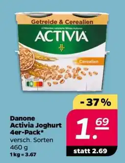 NETTO Danone Activia Joghurt 4er-Pack Angebot