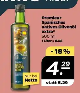 NETTO Premieur Spanisches natives Olivenöl extra Angebot