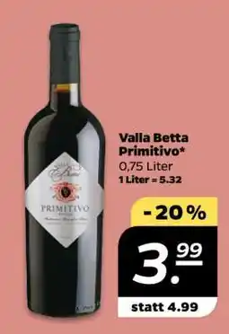 NETTO Valla Betta Primitivo Angebot