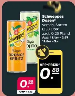 NETTO Schweppes Dosen Angebot