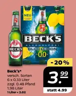 NETTO Beck's Angebot