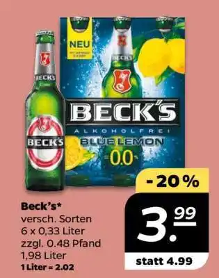 NETTO Beck's Angebot