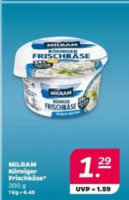 NETTO Milram Körniger Frischkäse Angebot