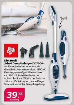 NETTO Dirt Devil 2-in-1 Dampfreiniger DD7004 Angebot