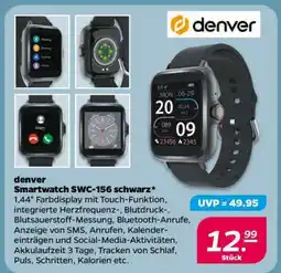 NETTO denver Smartwatch SWC-156 schwarz Angebot