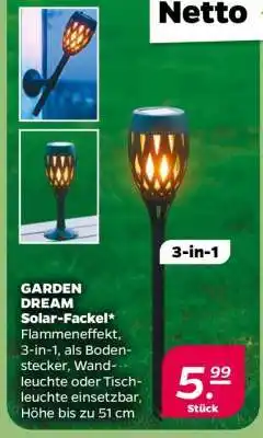 NETTO GARDEN DREAM Solar-Fackel Angebot