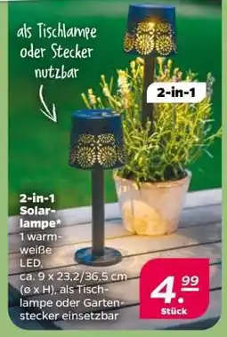 NETTO 2-in-1 Solarlampe Angebot