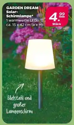 NETTO GARDEN DREAM Solar-Schirmlampe Angebot
