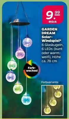 NETTO GARDEN DREAM Solar-Windspiel Angebot