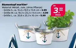 NETTO Blumentopf maritim Angebot