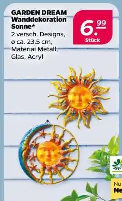 NETTO GARDEN DREAM Wanddekoration Sonne Angebot