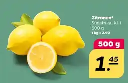 NETTO Zitronen Angebot