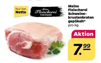 NETTO Meine Fleischerei Schweinekrustenbraten gepökelt Angebot