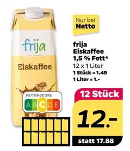 NETTO frija Eiskaffee 1,5 % Fett Angebot