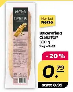 NETTO Bakersfield Ciabatta Angebot