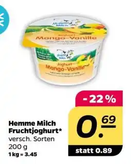 NETTO Hemme Milch Fruchtjoghurt Angebot