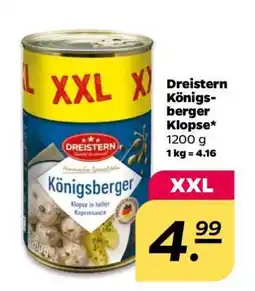 NETTO Dreistern Königsberger Klopse Angebot