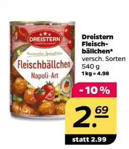 NETTO DREISTERN Fleischbällchen Angebot