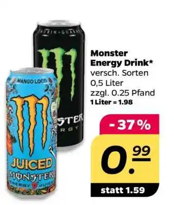 NETTO Monster energy drink Angebot