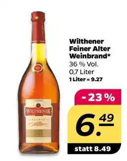 NETTO Wilthener Feiner Alter Weinbrand Angebot