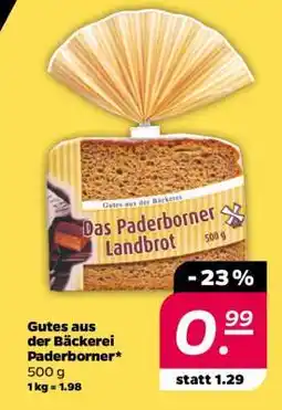 NETTO Gutes aus der Bäckerei Paderborner Angebot