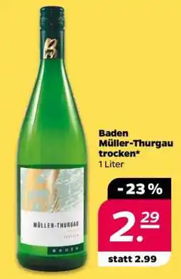 NETTO Baden Müller-Thurgau trocken Angebot
