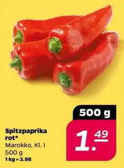NETTO Spitzpaprika rot Angebot