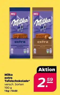 NETTO Milka extra Tafelschokolade Angebot