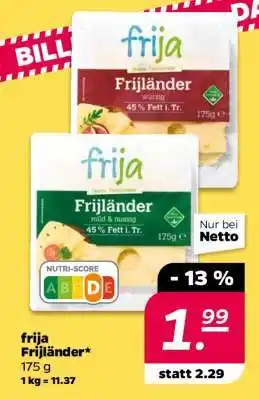 NETTO frija Frijländer Angebot