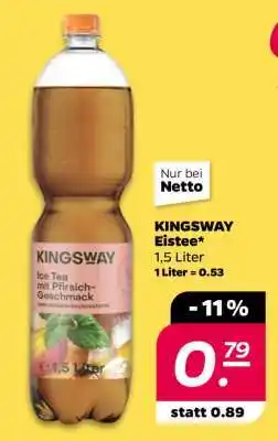 NETTO KINGSWAY Eistee Angebot