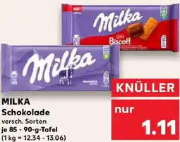 Kaufland MILKA Schokolade Angebot