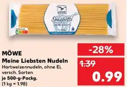 Kaufland MÖWE Meine Liebsten Nudeln Angebot