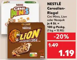 Kaufland NESTLÉ Cerealien Riegel Angebot