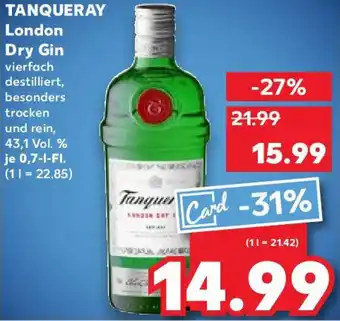 Kaufland TANQUERAY London Dry Gin Angebot