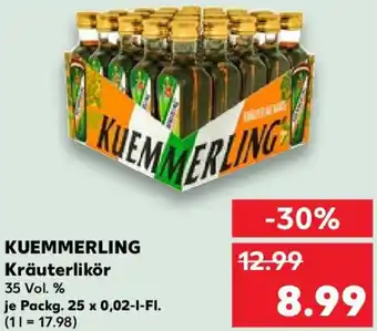 Kaufland KUEMMERLING Kräuterlikör Angebot