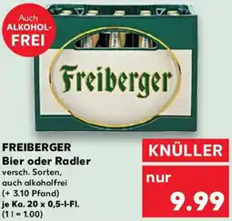Kaufland FREIBERGER Bier oder Radler Angebot