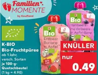 Kaufland K-BIO Bio-Fruchtpüree Angebot