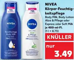 Kaufland NIVEA Körper-Feuchtigkeitspflege Angebot
