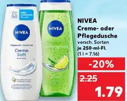 Kaufland NIVEA Creme- oder Pflegedusche Angebot