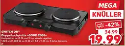 Kaufland SWITCH ON Doppelkochplatte SODK 2500 Angebot