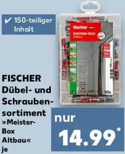 Kaufland FISCHER Dübel- und Schraubensortiment Angebot