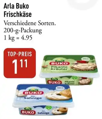 Galeria Markthalle Arla Buko Frischkäse Angebot