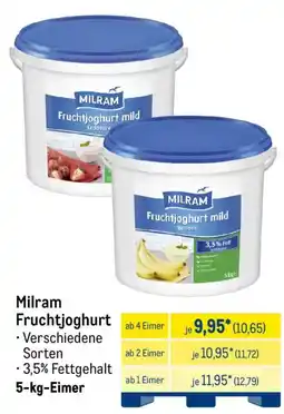 METRO MILRAM Fruchtjoghurt mild Angebot