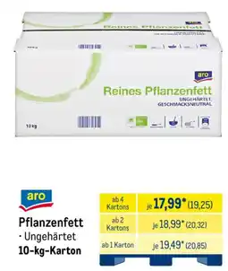 METRO aro Pflanzenfett Angebot