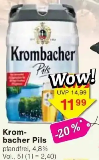 Jawoll Krombacher Pils Angebot