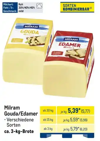 METRO Milram Gouda/Edamer Angebot