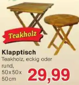 Jawoll Klapptisch Angebot