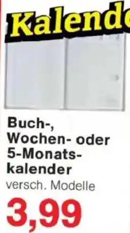 Jawoll Buch-, Wochen- oder 5-Monatskalender Angebot