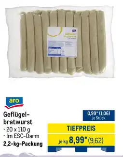 METRO aro Geflügelbratwurst Angebot