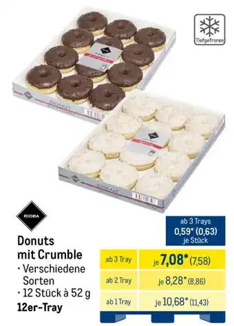 METRO RIOBA Donuts mit Crumble Angebot